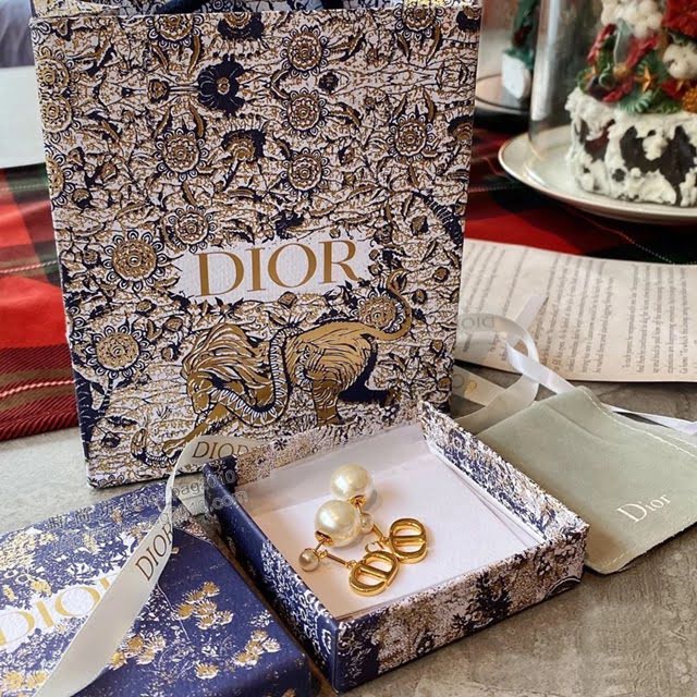 Dior飾品 2021新款DIOR迪奧CD珍珠耳釘  zgd1260